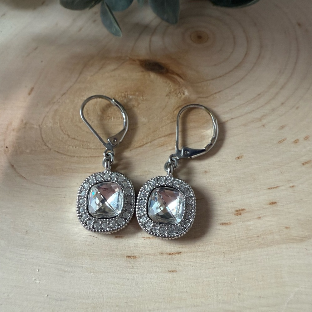 Elegant Silver Drop Earrings